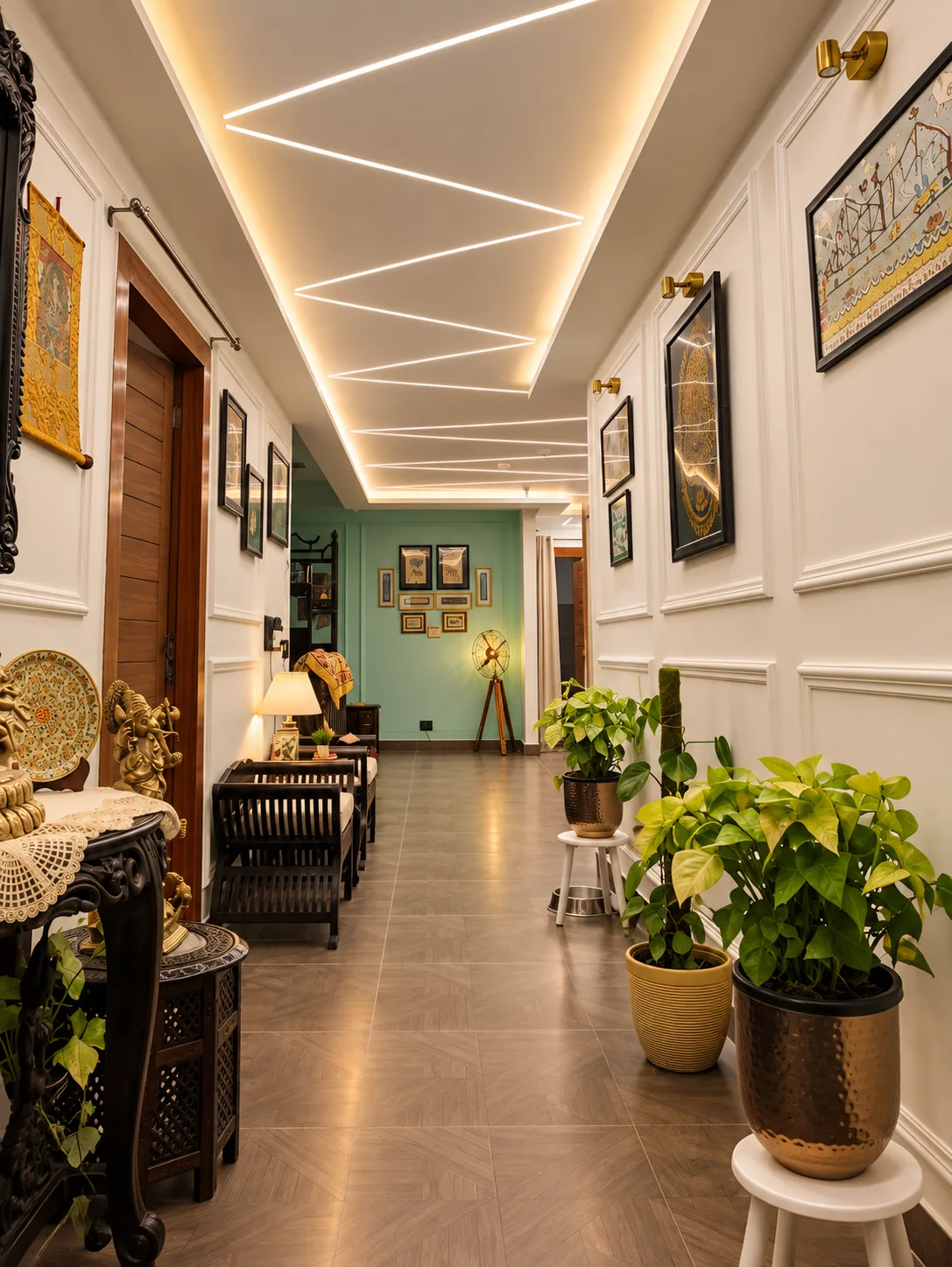 Luxury interior design by SVP Urban Infra Builds